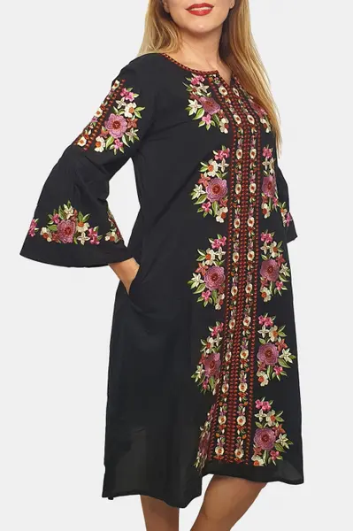 Rochie brodata Zenovia