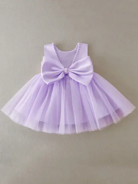 Rochie de ocazie pentru bebe ANNABEL - violet / 12-18 luni (80-86CM)