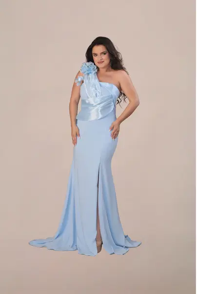 Rochie Eleganta “Begonia”, Albastru - L