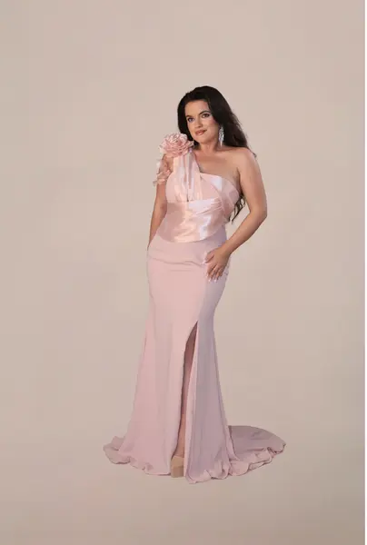 Rochie Eleganta “Begonia”, Roz - L