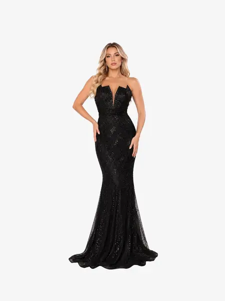 Rochie Eleganta “Camila”, Negru - 4XL
