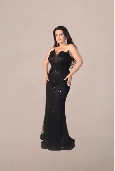 Rochie Eleganta “Camila”, Negru - M