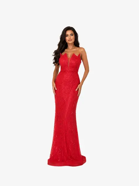 Rochie Eleganta “Camila”, Rosu - 3XL