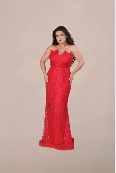 Rochie Eleganta “Camila”, Rosu - XL