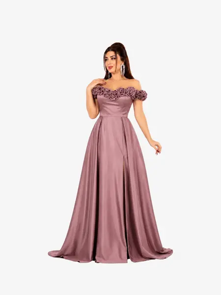 Rochie Eleganta “Drya”, Roz - L