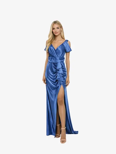 Rochie Eleganta “Glow”, Albastru - XXL