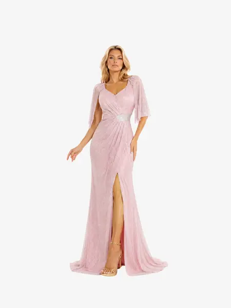 Rochie Eleganta “Marsilia”,Roz - 3XL
