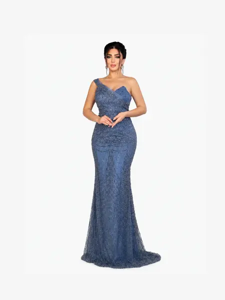 Rochie Eleganta “Vivaldi”, Albastru - L