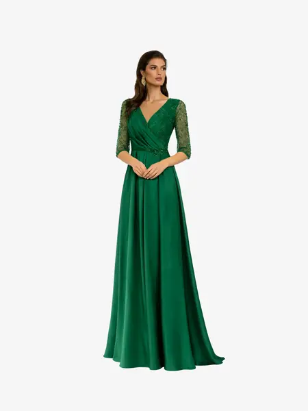 Rochie Eleganta “Zaira”, Verde - XXL