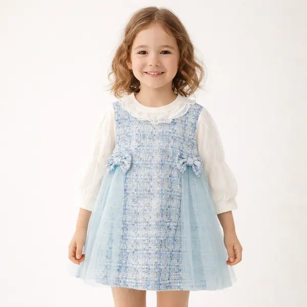 Rochie Fetițe Albastra Andreea - 2-3 ani