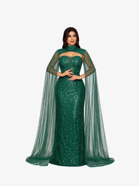 Rochie Lunga “Altesa”, Verde - L
