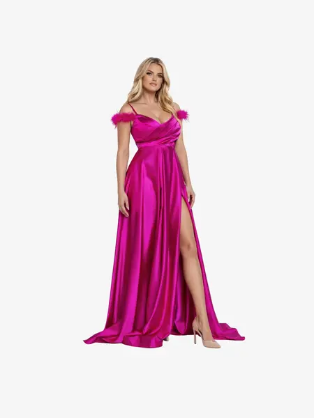 Rochie Lunga "Aya", Fucsia - fucsia / XL
