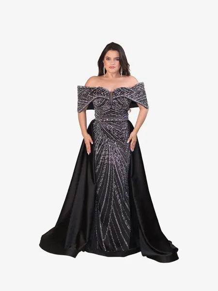 Rochie Lunga “Daiana” Regal, Negru - M