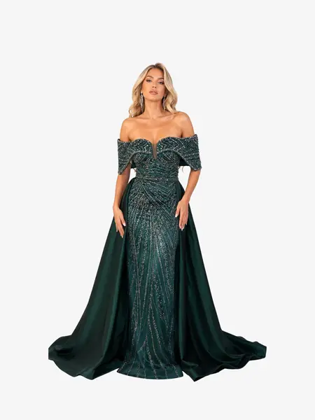 Rochie Lunga “Daiana” Regal, Verde - M