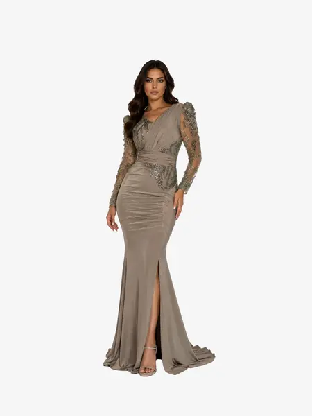 Rochie Lunga "Iazira", Gri - S
