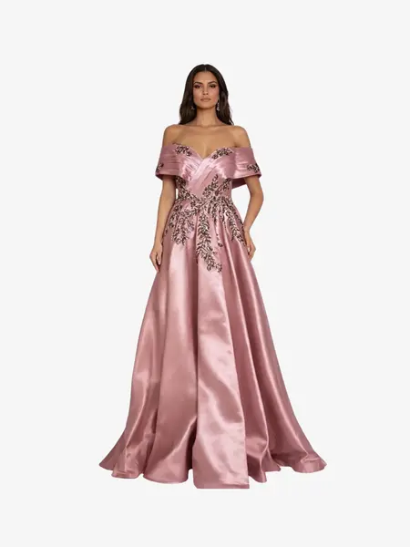 Rochie Lunga "Julien", Roz - S