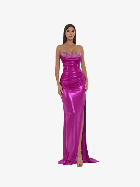 Rochie Lunga "Violetta", Mov - M