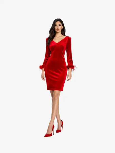 Rochie Midi "Santa", Rosie - L