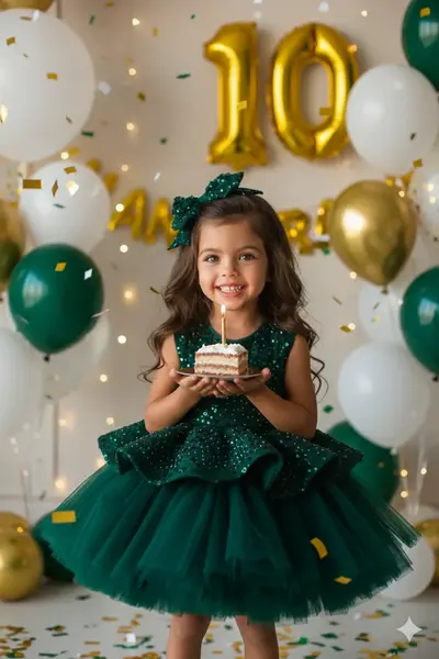 Rochie neagra eleganta din dantela cu perle si volane din tulle pentru fete - Candy