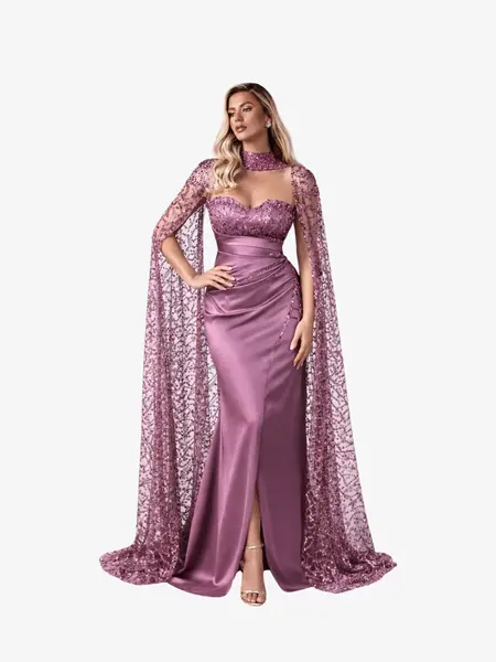 Rochie "Polina" Mov - L
