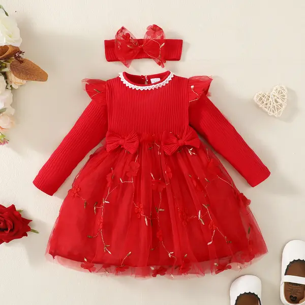 Rochie Rosie Fetite Renata - 3-6 luni