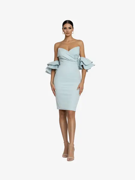 Rochie Scurta “Catinka”, Albastru - M