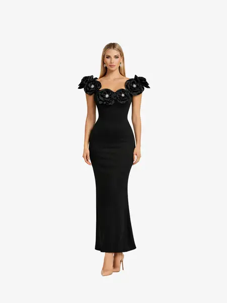 Rochie Scurta "Gretta", Negru - S