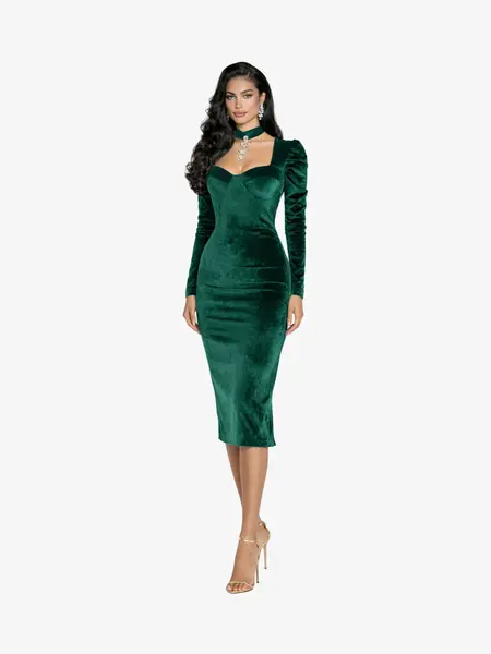 Rochie Scurta "Leylla", Verde - S