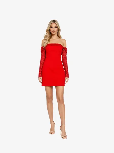 Rochie Scurta "Natalia", Rosie - M