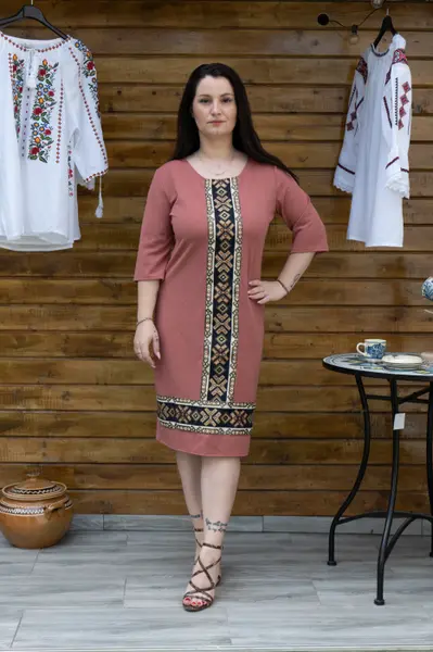 Rochie Stilizata cu Motive Traditionale Izabela 20