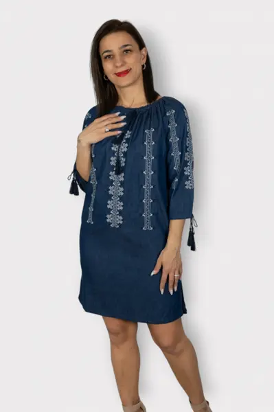 Rochie Stilizata Denim
