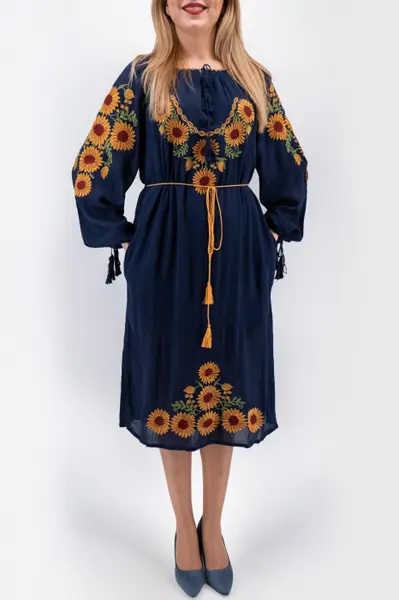 Rochie Traditionala Floarea Soarelui 17