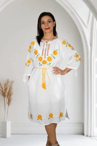 Rochie Traditionala Floarea Soarelui 24
