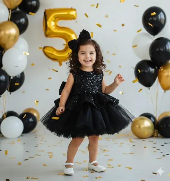 Rochie verde eleganta pentru fete, din dantela cu perle si paiete - Candy