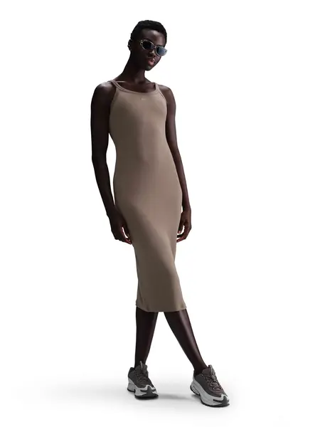 Rochie W Nsw Nk Chll Knt Mrib Tnk Drs