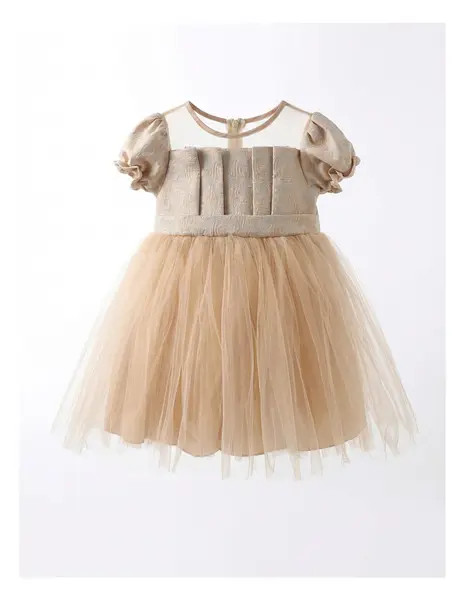 Rochita cu tulle Carla, model bej