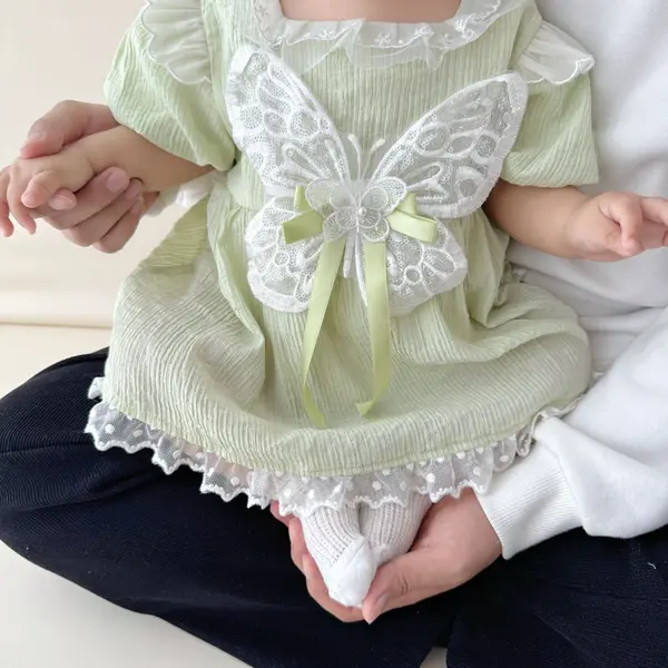 Rochita Fetite Verde Pastel Serena - 12-18 luni