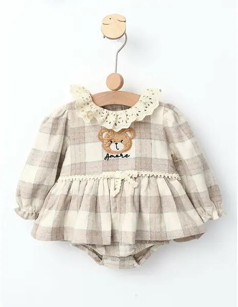 Rochita stil Body Ursulet model crem
