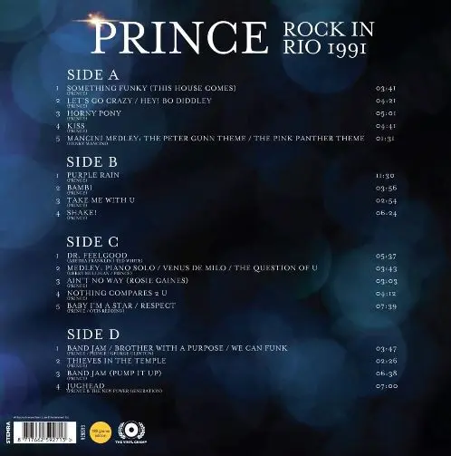 Rock In Rio 1991 - Purple Vinyl | Prince