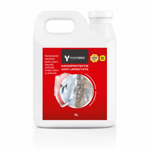 ROCK PLUS – Protectie hidrofoba & oleofoba pe baza de apa pentru piatra, pavaj, beton, lemn si textile Nanophos - 3L