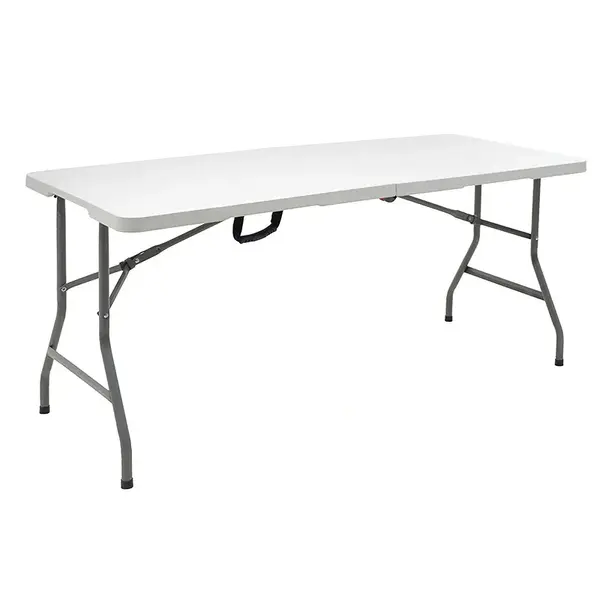 Rodeo Pakoworld masa pentru catering pliabila tip valiza, alb, 240x76x74 cm Rodeo Pakoworld masă pentru catering pliabilă tip valiză, alb, 240x76x74 cm