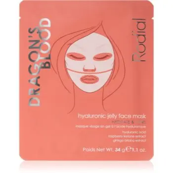 Rodial Dragon's Blood Hyaluronic Jelly Face Mask mască intensă cu hidrogel cu acid hialuronic