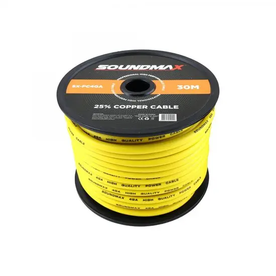 Rola de cablu multifilar alimentare Soundmax SX-PC4GA CCAW 4AWG 30m