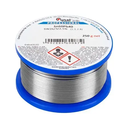 Rola fludor Cynel LUT0111-250, SN60PB40 2.5mm 250g