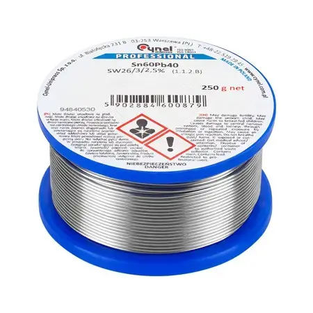 Rola fludor Cynel SN60PB40 CYNEL 1.0mm 250g