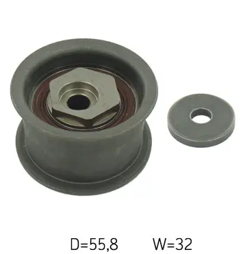 Rola ghidare/conducere, curea distributie SKF VKM 25500