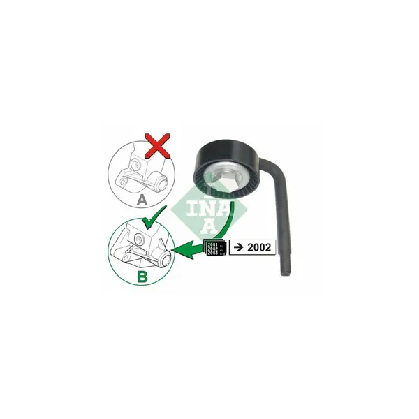 rola intinzator,curea transmisie Schaeffler INA 531 0790 10