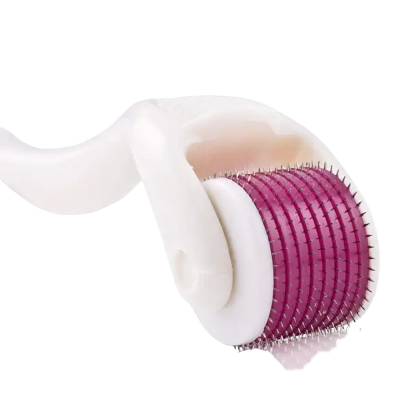 Rola masaj facial MESOROLLER 540ace 1mm Alb
