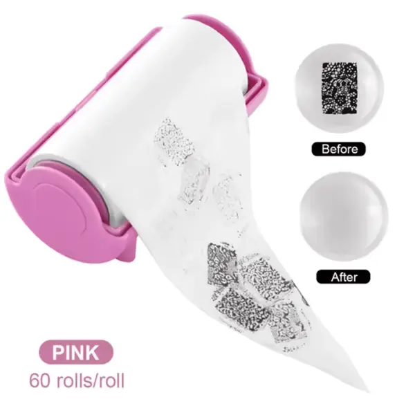 Rolă pentru Curățarea Ștampilei de Unghii – Accesoriu Nail Art Profesional
