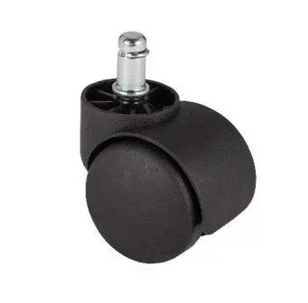 Rolă universală pentru scaune de birou, Ø11 mm, PVC dur